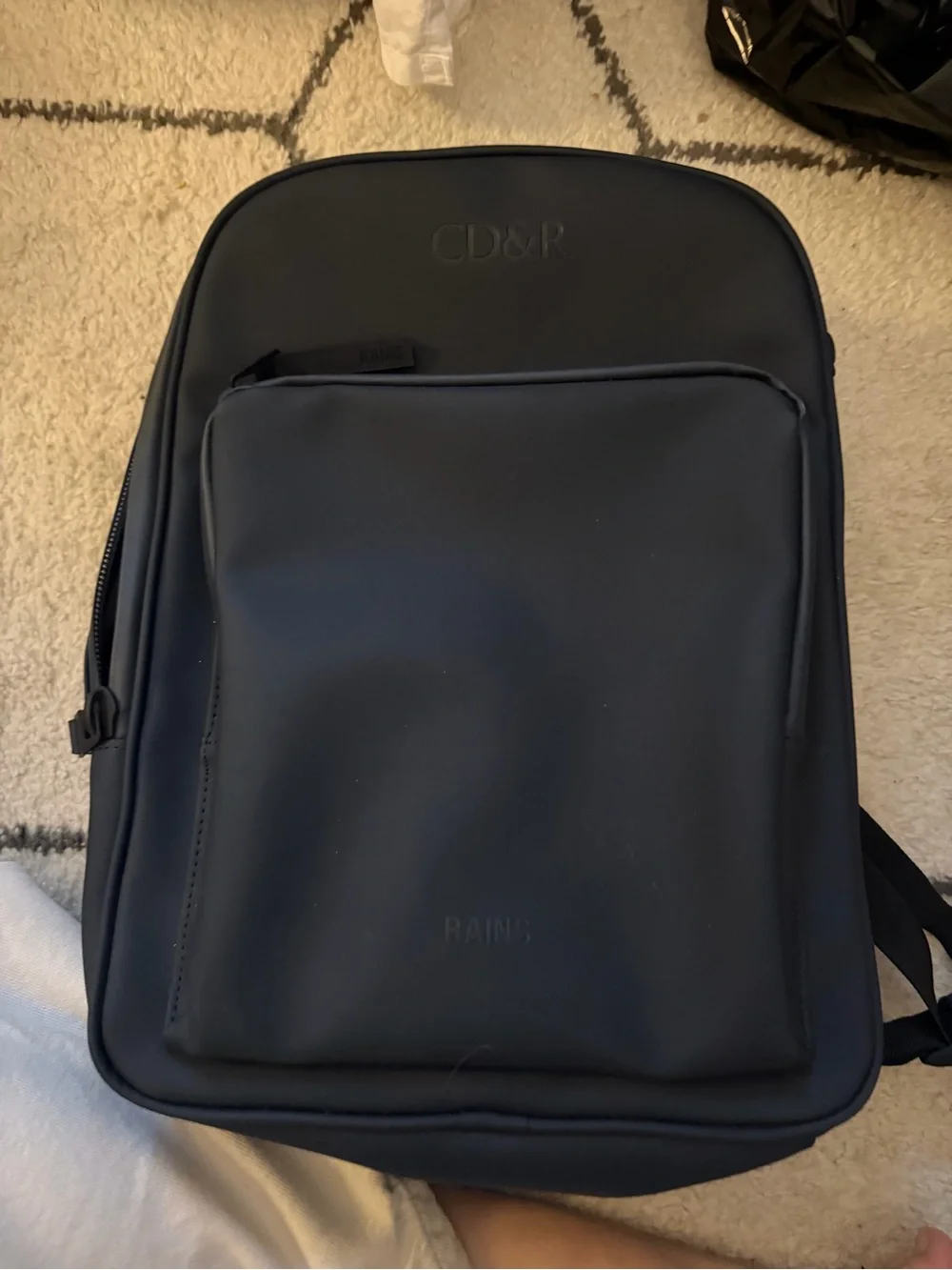 Rains Black CD&R Minimalist Backpack